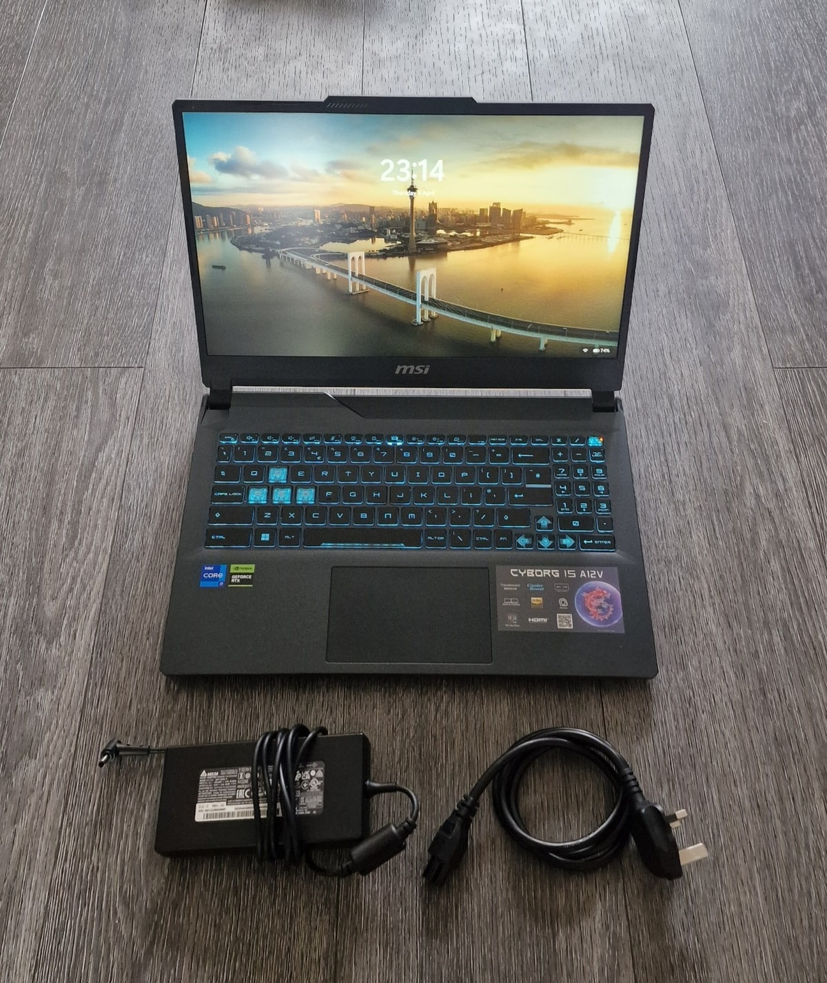 MSI CYBORG 15 Gaming Laptop - Boxed - RTX 4060, i7 12650H, 16gb DDR5 Ram.