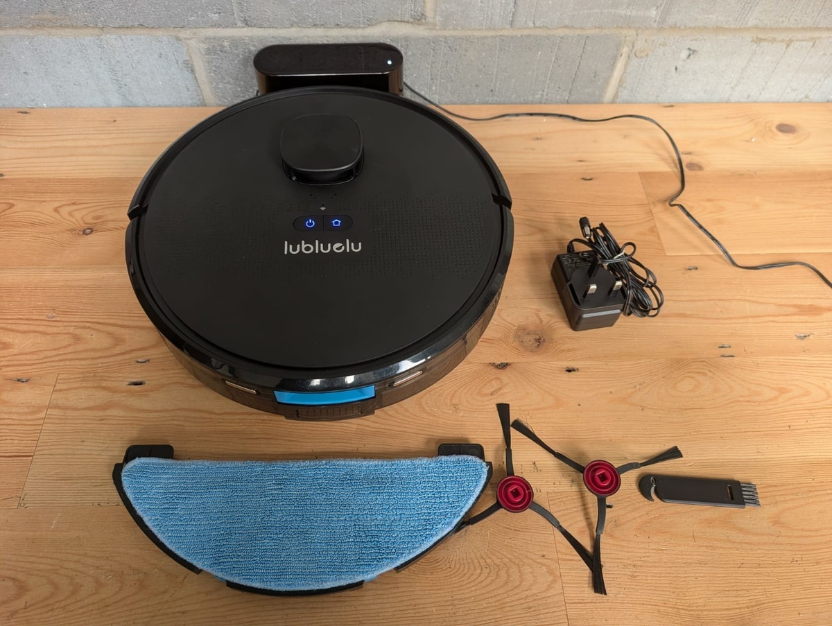 Lubluelu LS61 Robot Vacuum Cleaner 4500Pa Mop, Pet Hair Alexa Google