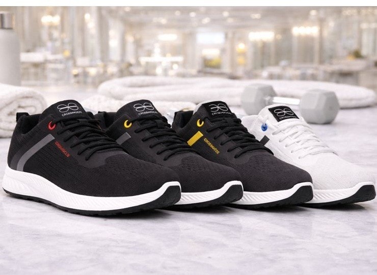 Crosshatch Trainers Lightweight Sneaker Running Shoes Sports GYM Outdoor breath