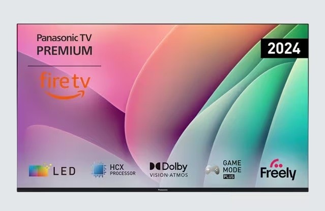 PANASONIC TV-55W80AEY 2024 4K UHD HDR QLED 55" Smart Fire TV {Marks/No Stand}