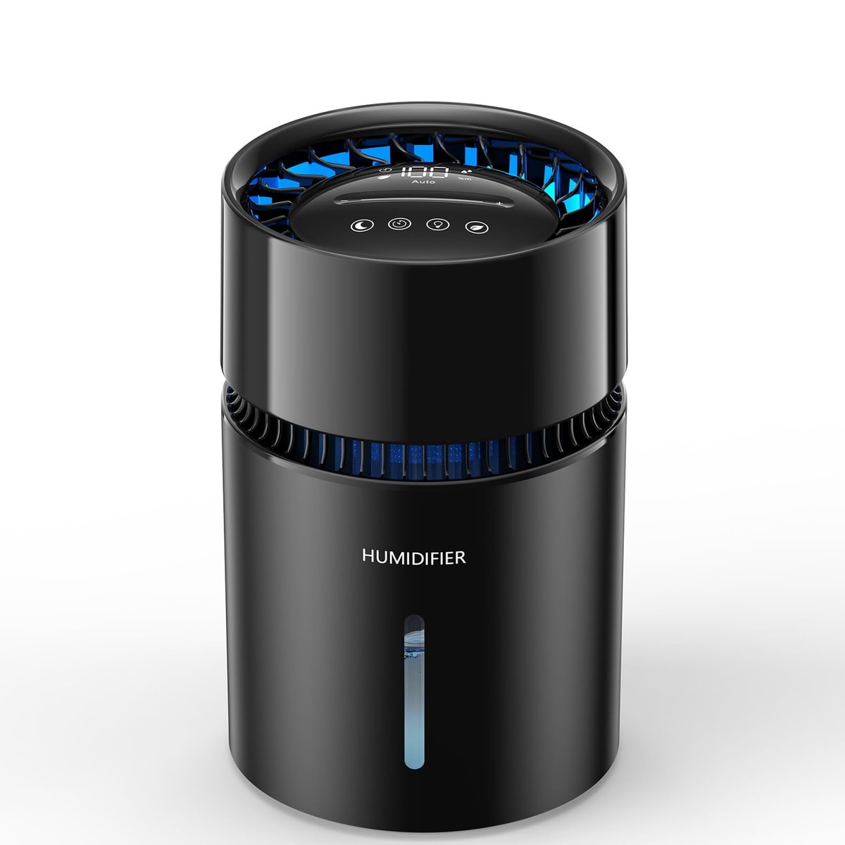 3L Smart Humidifier with Filter, LED Display, 3 Mist Levels, Negative Black