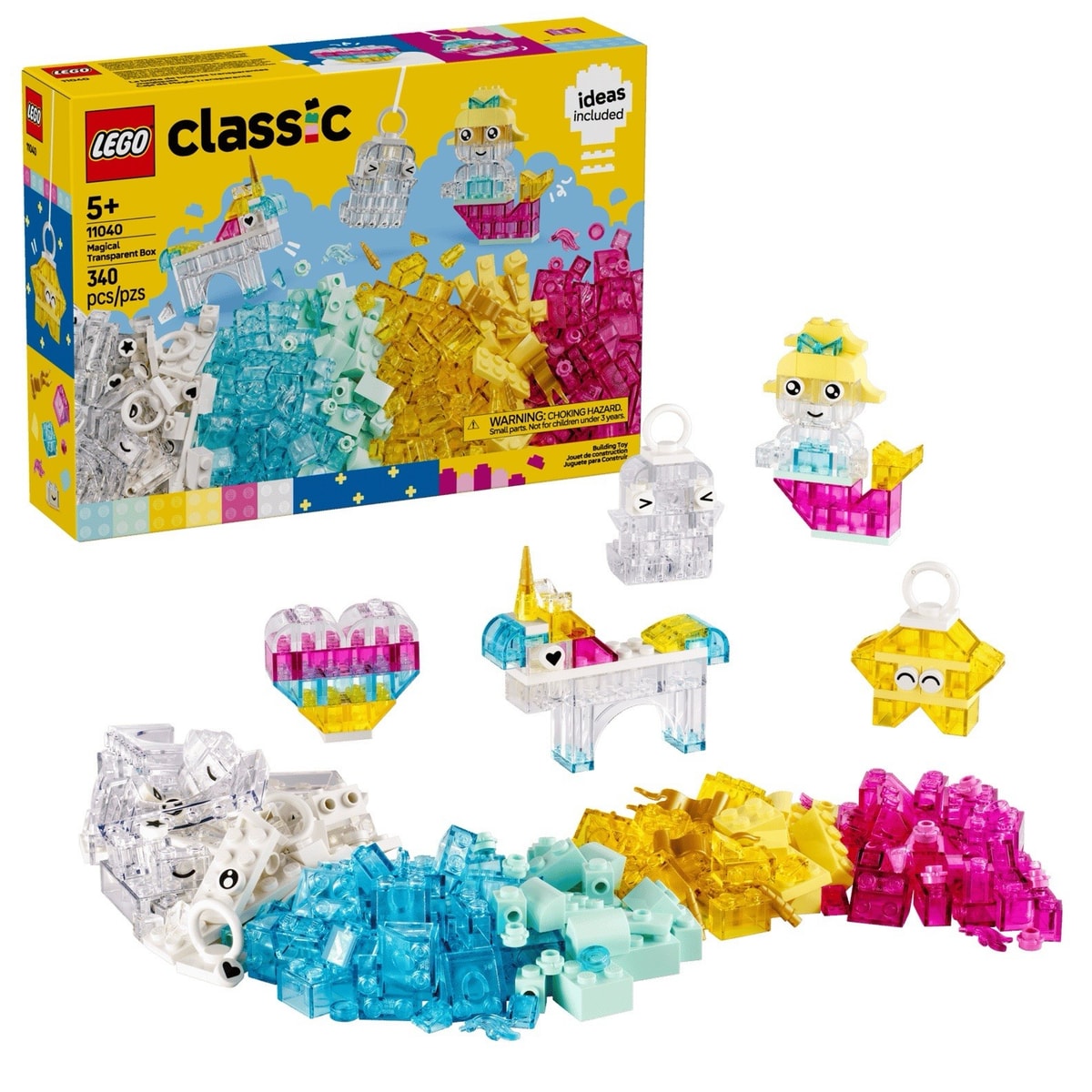 LEGO CLASSIC: Magical Transparent Box (11040)