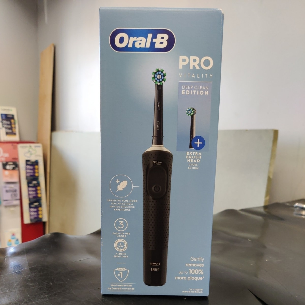 Oral-B Pro Vitality Deep Clean Edition Electric Toothbrush - Black.