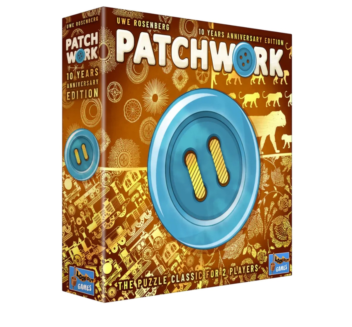 Lookout Games: Patchwork 10th Anniversary Edition Family Board Game 1-2 Players