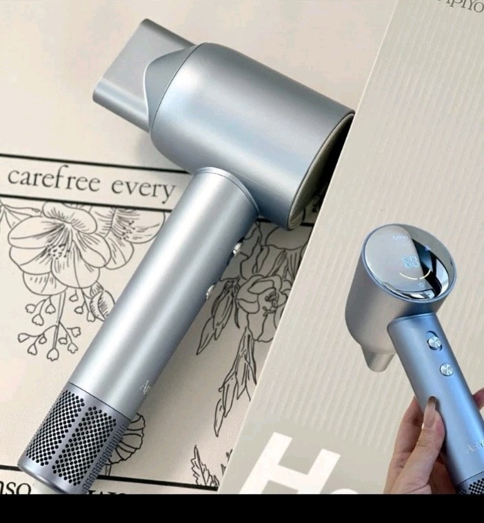 Hair Dryer Ionic Fast Dry Hot Warm Cold Compact 1800W High Power
