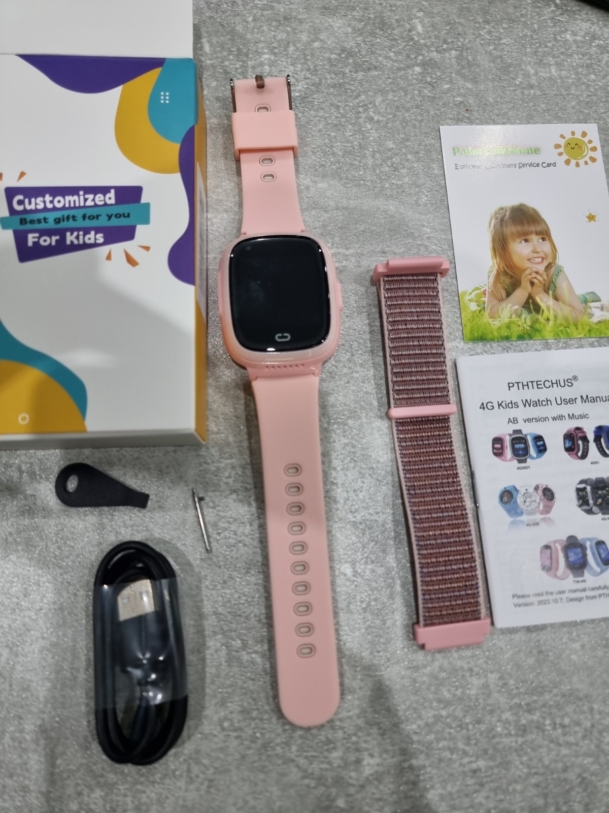Kids 4G Smart Watch with GPS, Video Call, and SOS Features