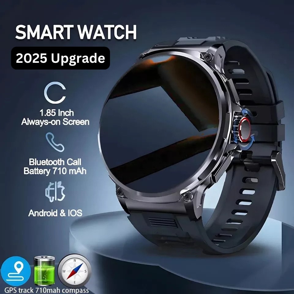 Waterproof Smart Watch NFC GPS Tracker AMOLED Bluetooth Call Men Women