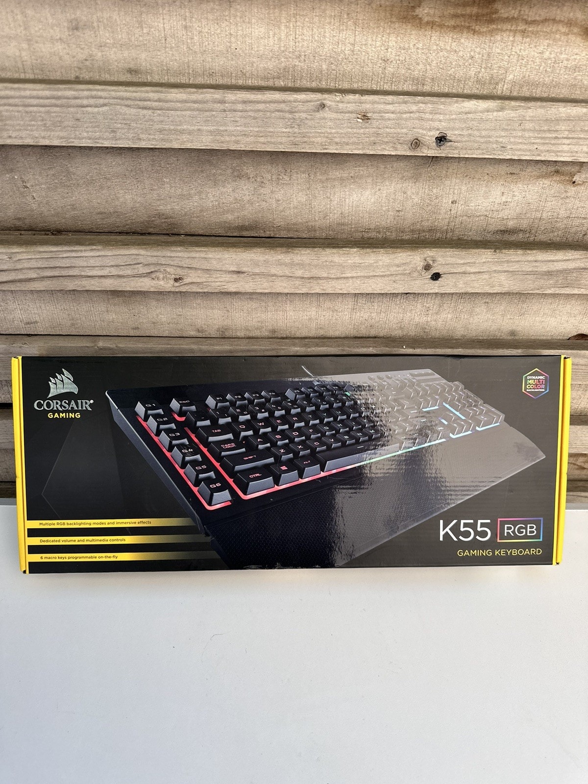 Corsair K55 RGB Wired Gaming Keyboard - never used