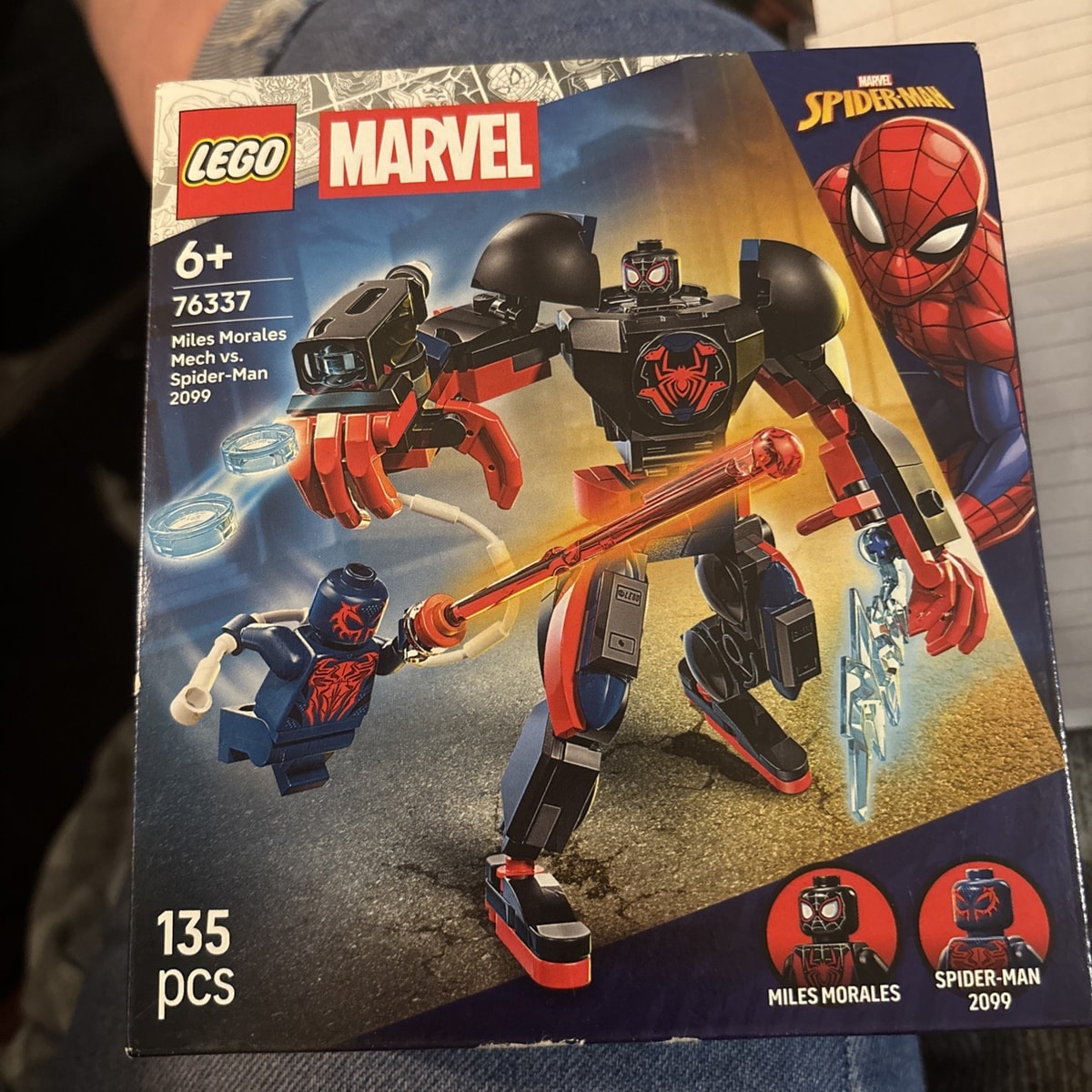 LEGO Marvel Miles Morales Mech vs Spider-Man 2099 Set 76337 New Sealed FREE POST