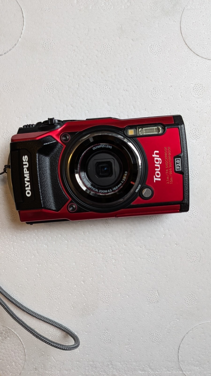 OLYMPUS Tough TG-5 Waterproof Zoom Lens 12MP Digital Camera + Battery & SD Card