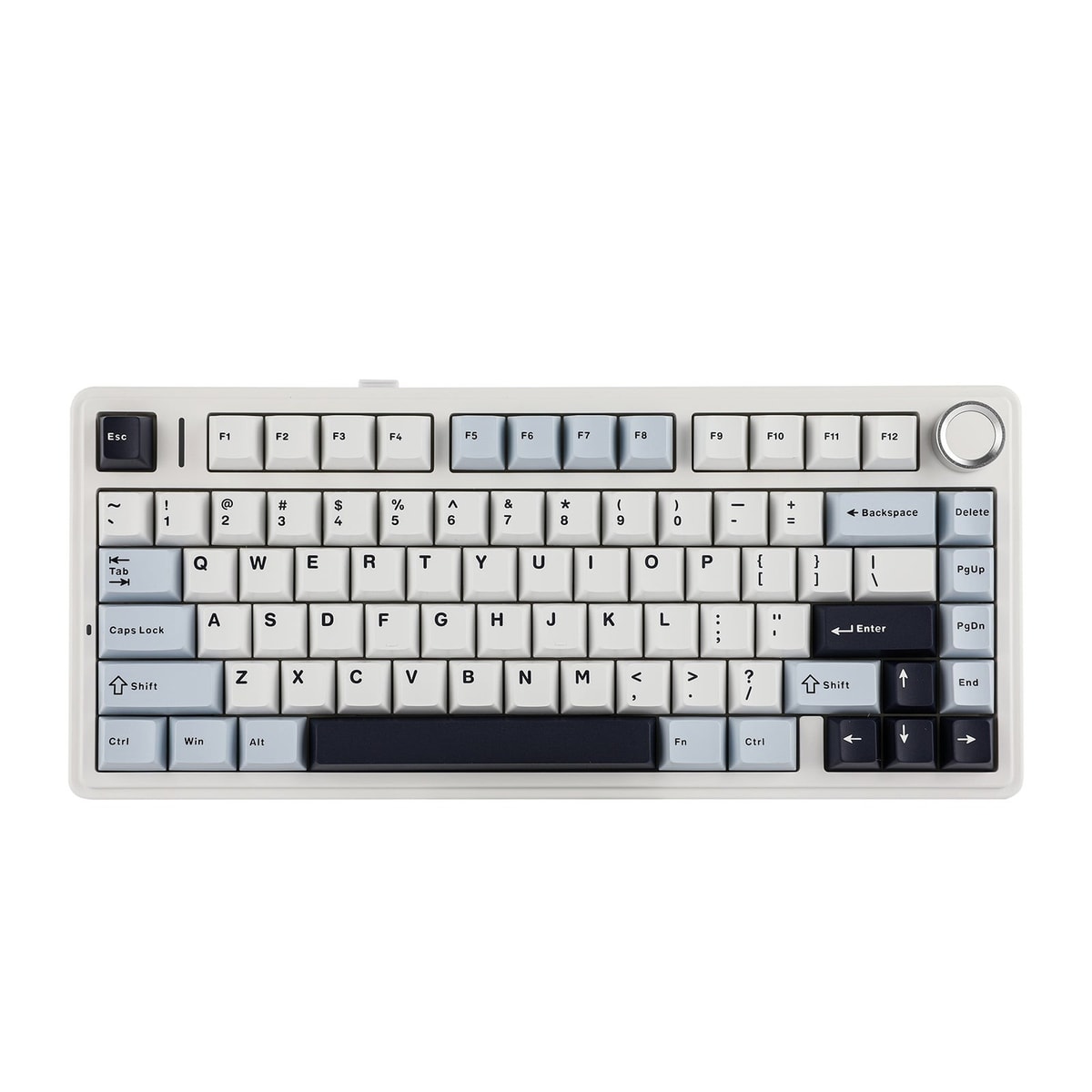 AULA F75 2.4G Wireless/Bt/Wired Gaming Mechanical Keyboard RGB Glacier Blue