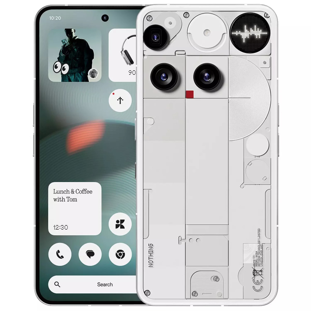 Nothing Phone (3) White 6.67" 512GB 5G Unlocked & SIM Free Smartphone A10000025