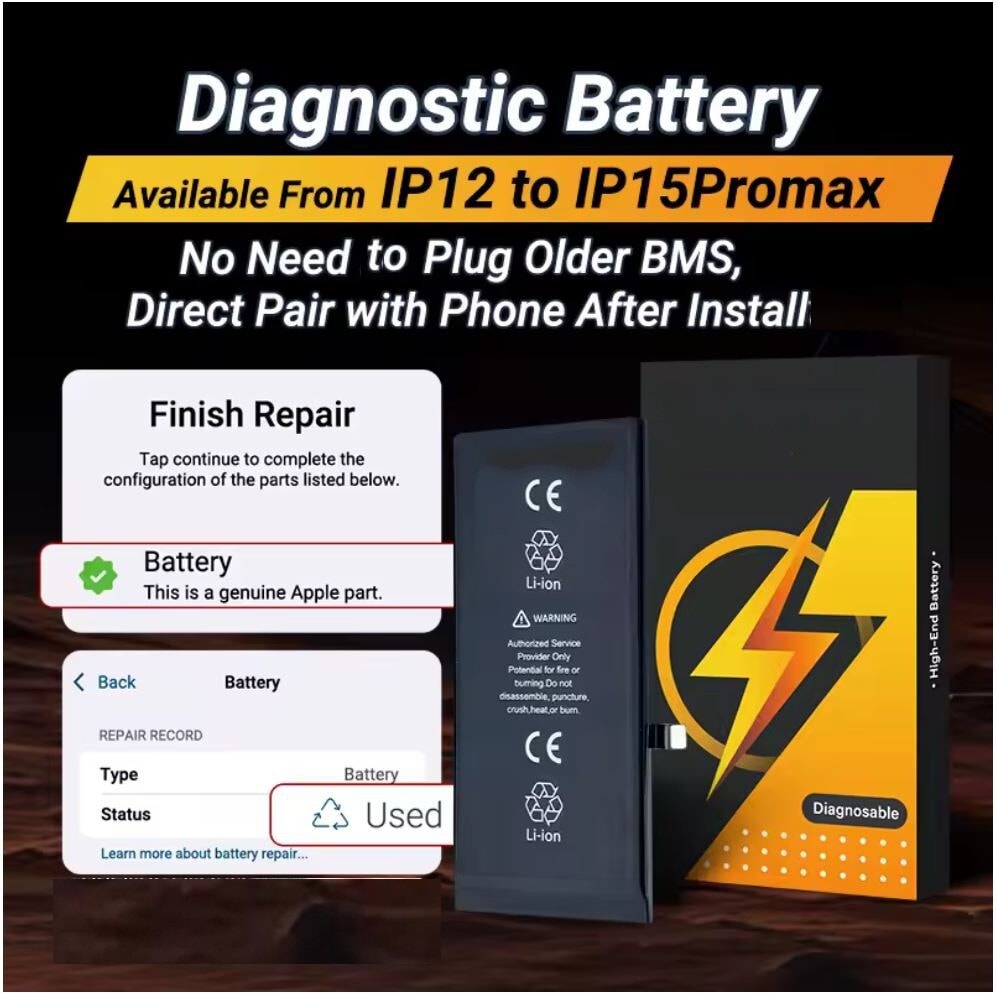 iPhone 12/13/14/Pro/Max/Mini/Plus Battery Replacement HEALTH&NO BATTERY MESSAGE