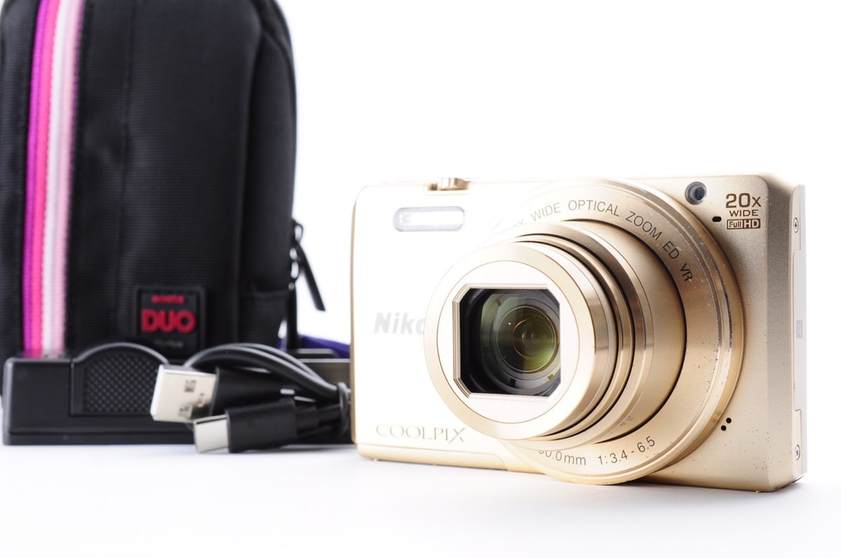 Nikon Coolpix S7000 Gold Excellent+++ Compact Digital Camera Z0309