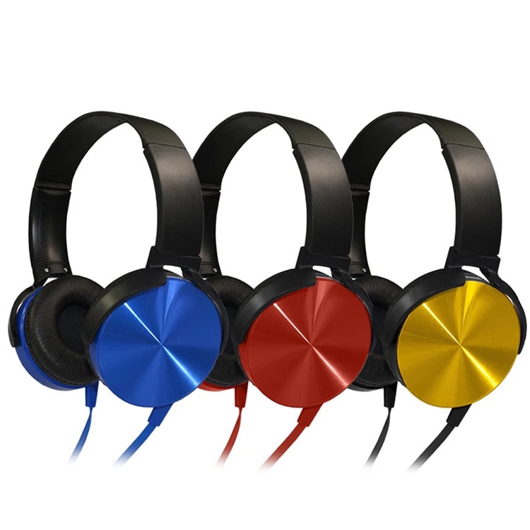 Wired Headphone HD Sound Over Ear Headset Bass HiFi Sound Music Stereo Earphone
