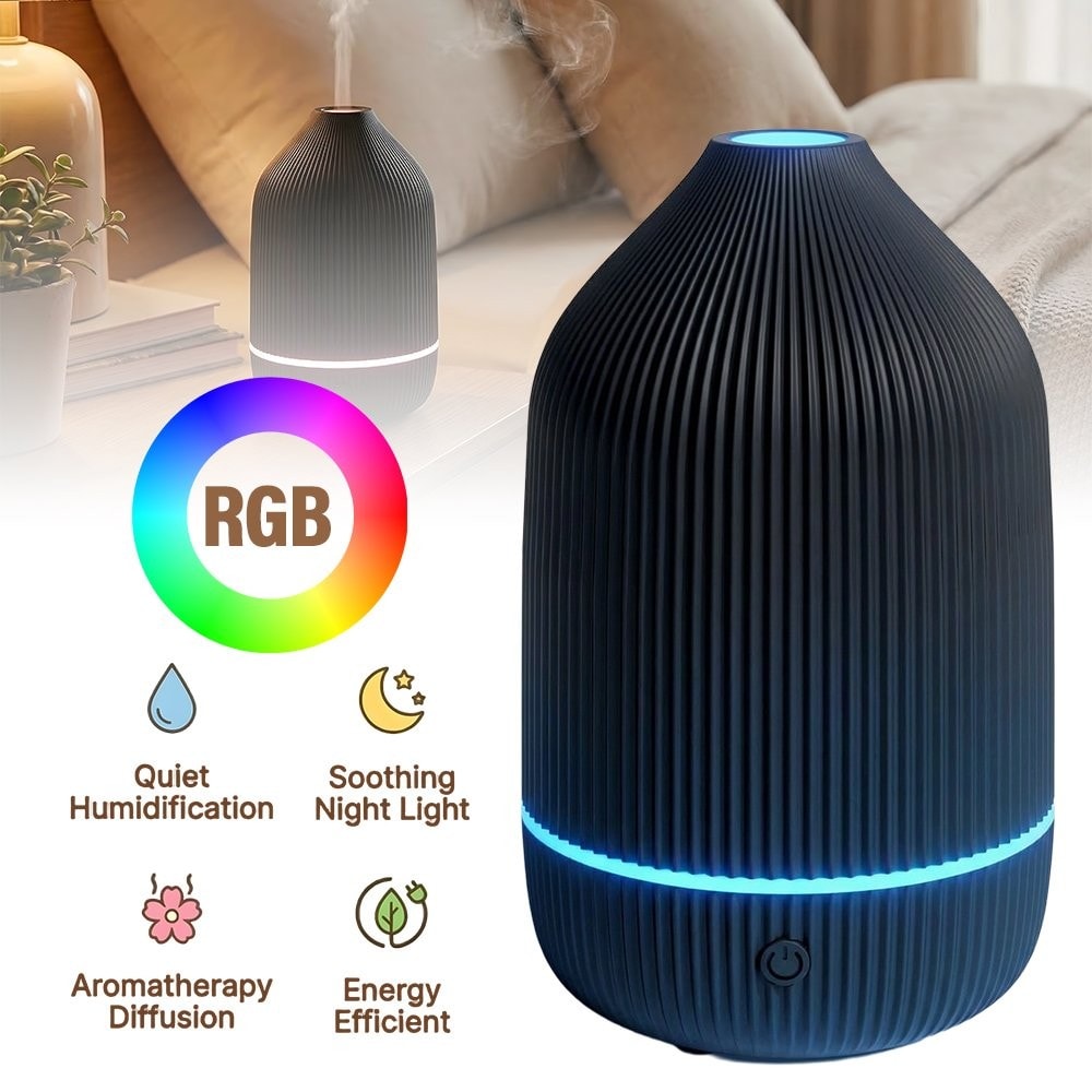 100ML Electric Air Diffuser Aroma Oil Humidifier RGB Home Relaxing Defuser NEW