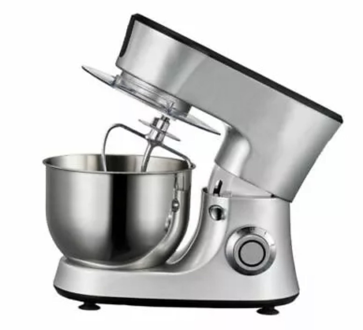 KitchenGenie Large Powerful Bowl Stand Mixer 1000W Stainless Steel