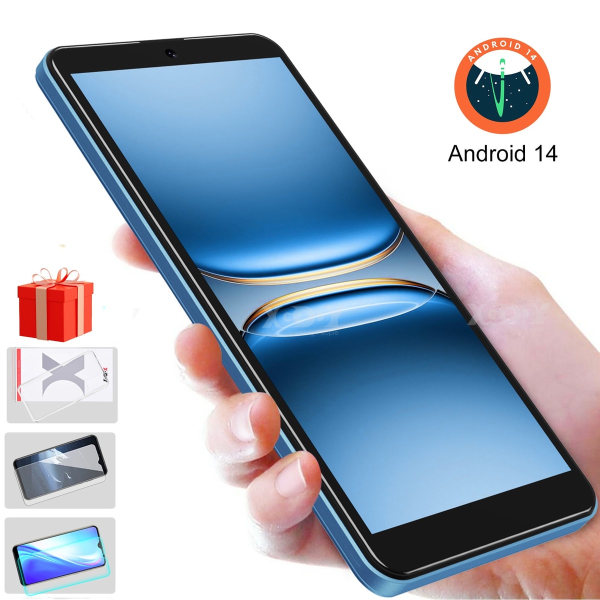 2026 New Unlocked Android 14 Smartphone 8-Core Dual SIM Mobile Smart Phone Cheap