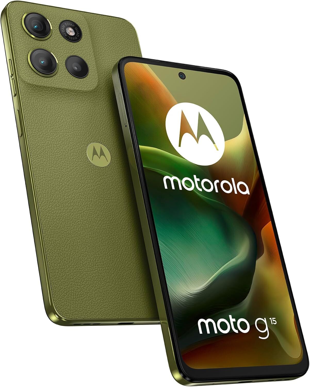 Motorola G15 4G XT2521-3 6.72" Dual SIM 4GB 128GB Smartphone Iguana Green B