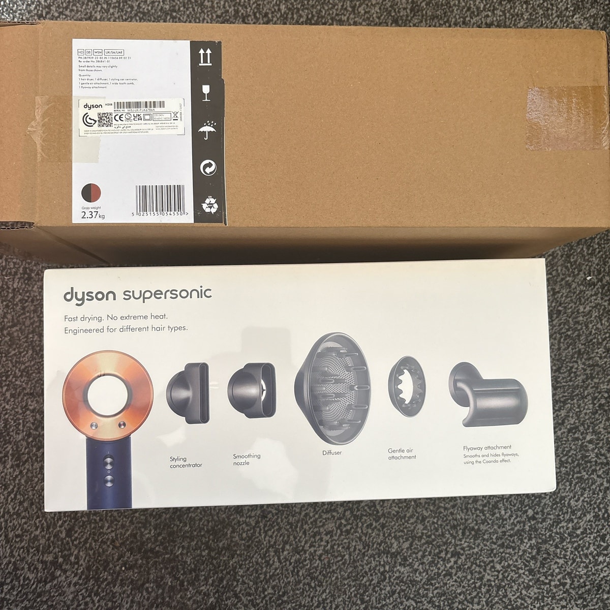 Dyson Supersonic Professional Hair Dryer | Blue/Copper | Brand New￼