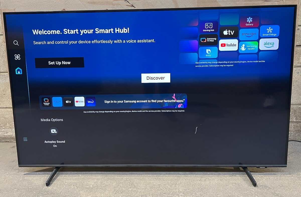 SAMSUNG UE55DU8000 55" TV SMART LED 4K UHD ULTRA HD HDR10+ WIFI BIXBY ALEXA HDMI