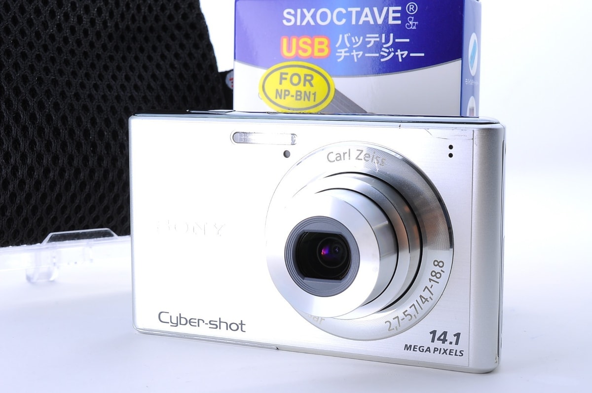 [Tested Working] SONY Cyber-shot DSC-W550 Digital Camera Silver 4x Optical Zoom