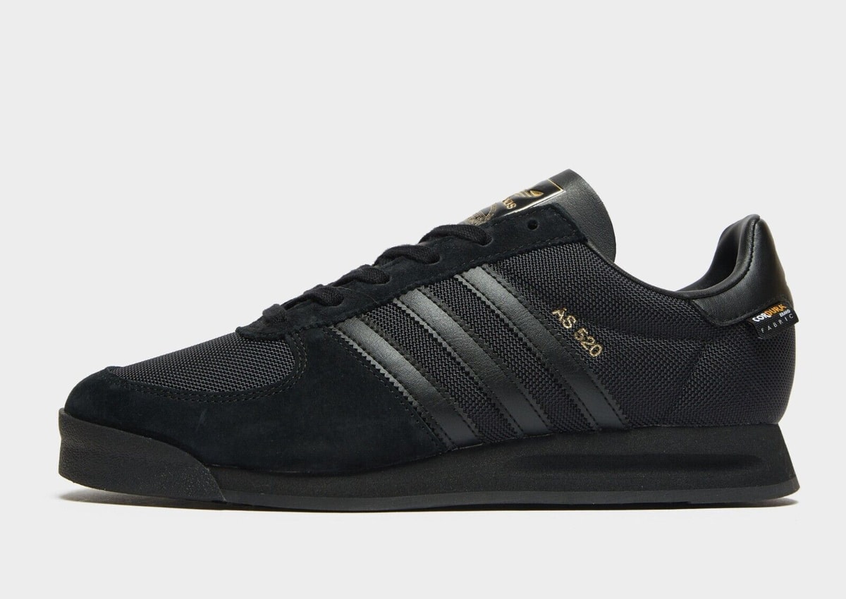 Adidas AS 520 Originals Mens Shoes Trainers Uk Size 9 - 12 GW8803 Black Gold