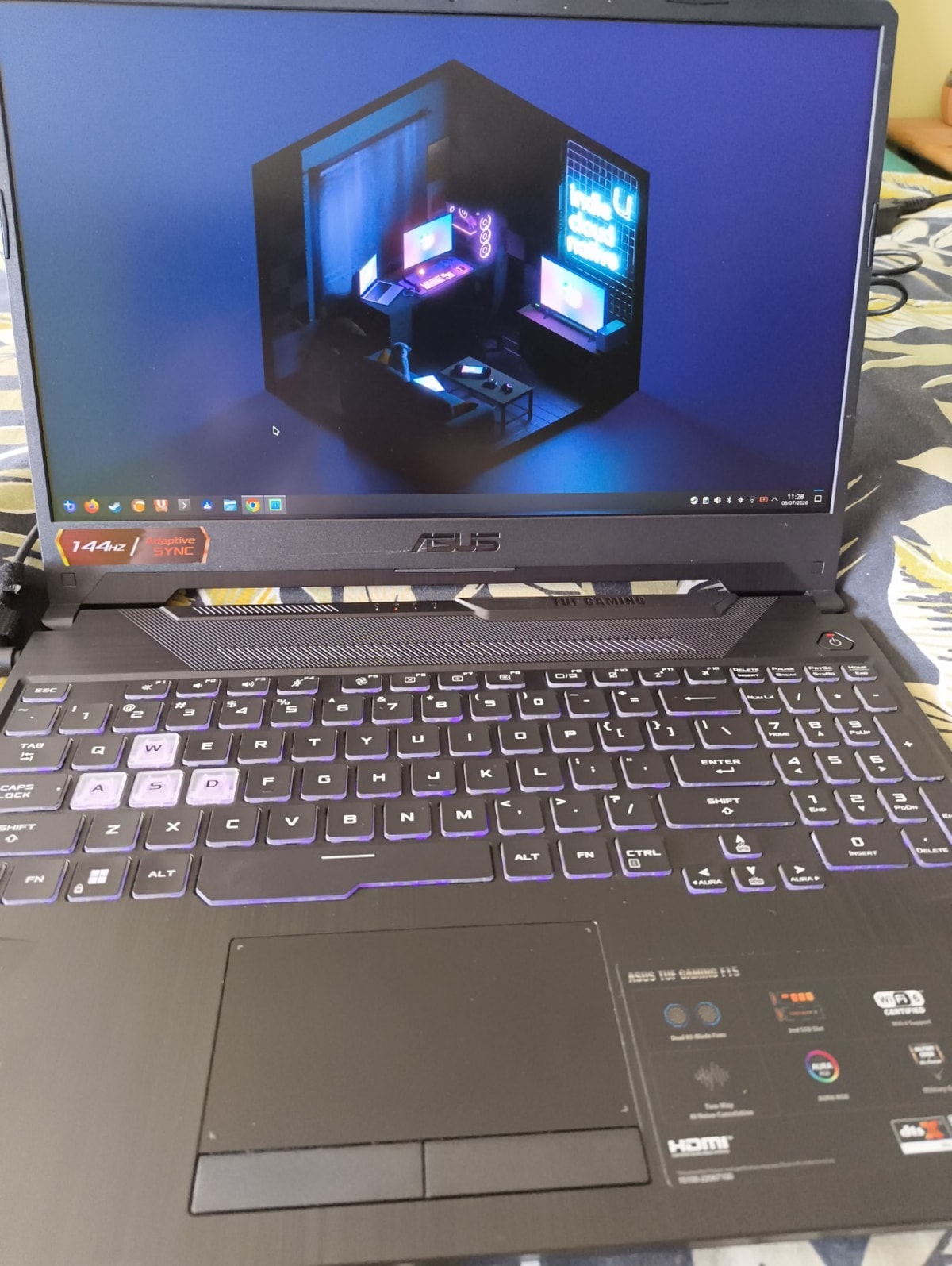ASUS TUF Gaming Laptop 144Hz, I5-11400H 32gb Ram 512GB M.2 RTX 2050