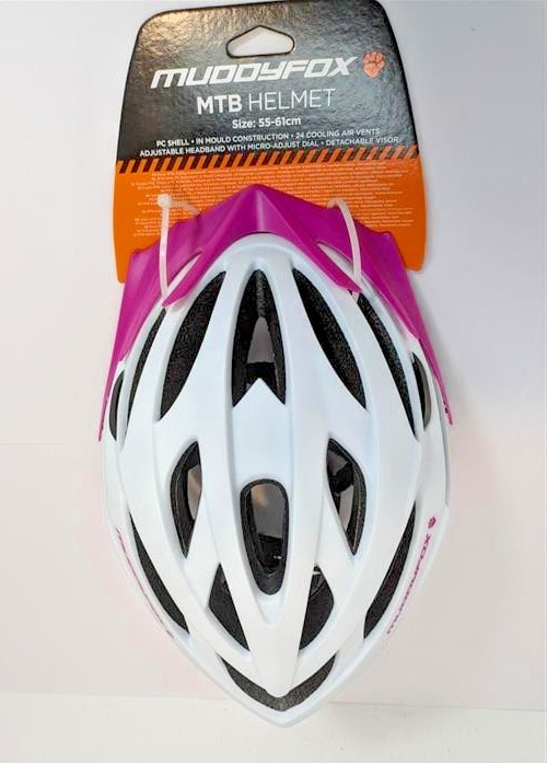 Muddyfox MTB Cycling Helmet 55–61cm – Adult Mountain Bike Helmet