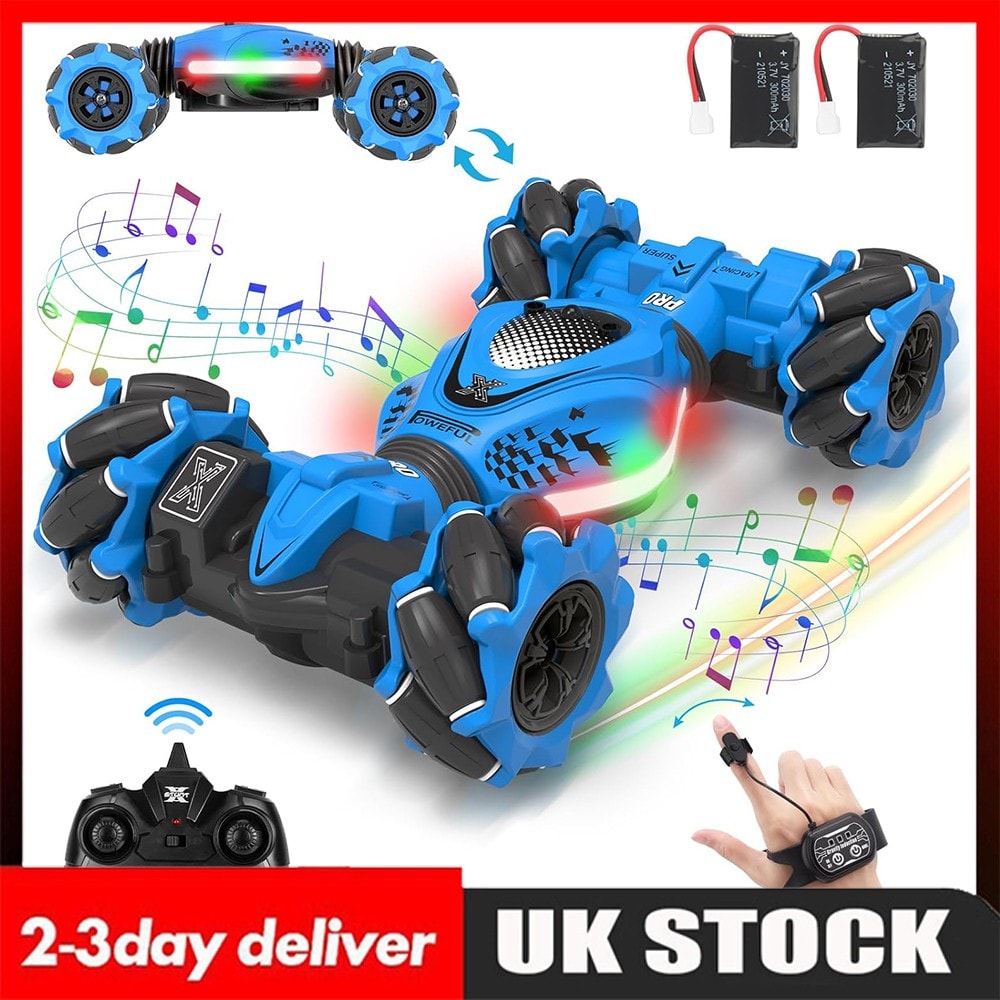 4WD RC Car Remote Control Car Toy Hand Controlled Drift Stunt Car Gift for Kids