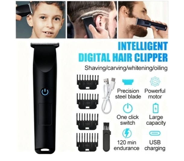 Men Pro Electric Hair Clippers Beard Trimmer Cutting Barber Shaving Machine...