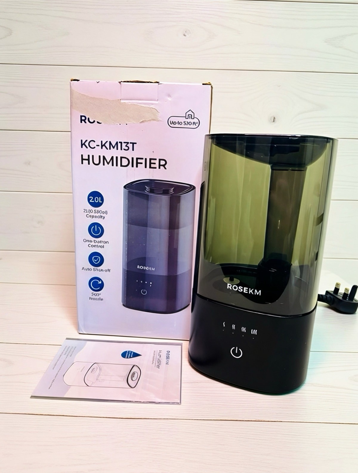 Rosekm Humidifier for Bedroom Cool Mist for Home Plant and Baby