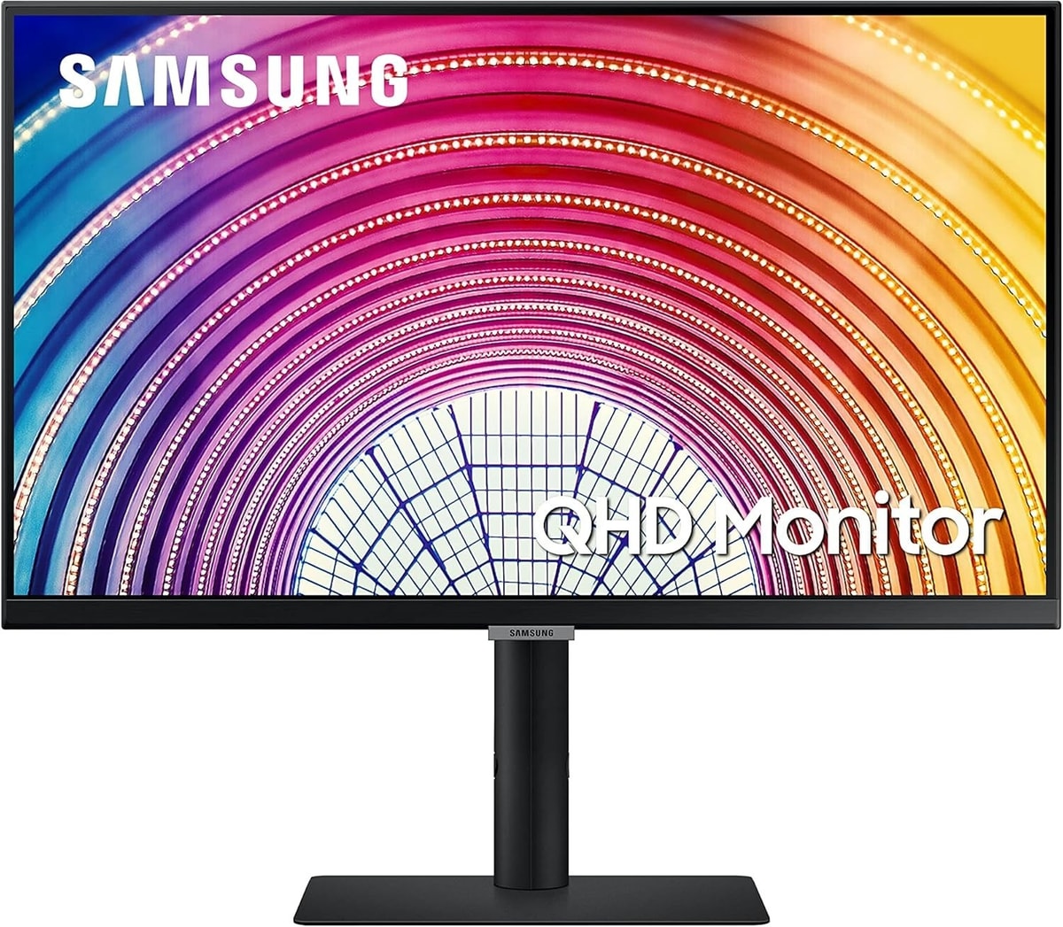 Samsung S60A Series Monitor, 27" 2560x1440 QHD IPS 75Hz Display HDMI DP USB Hub