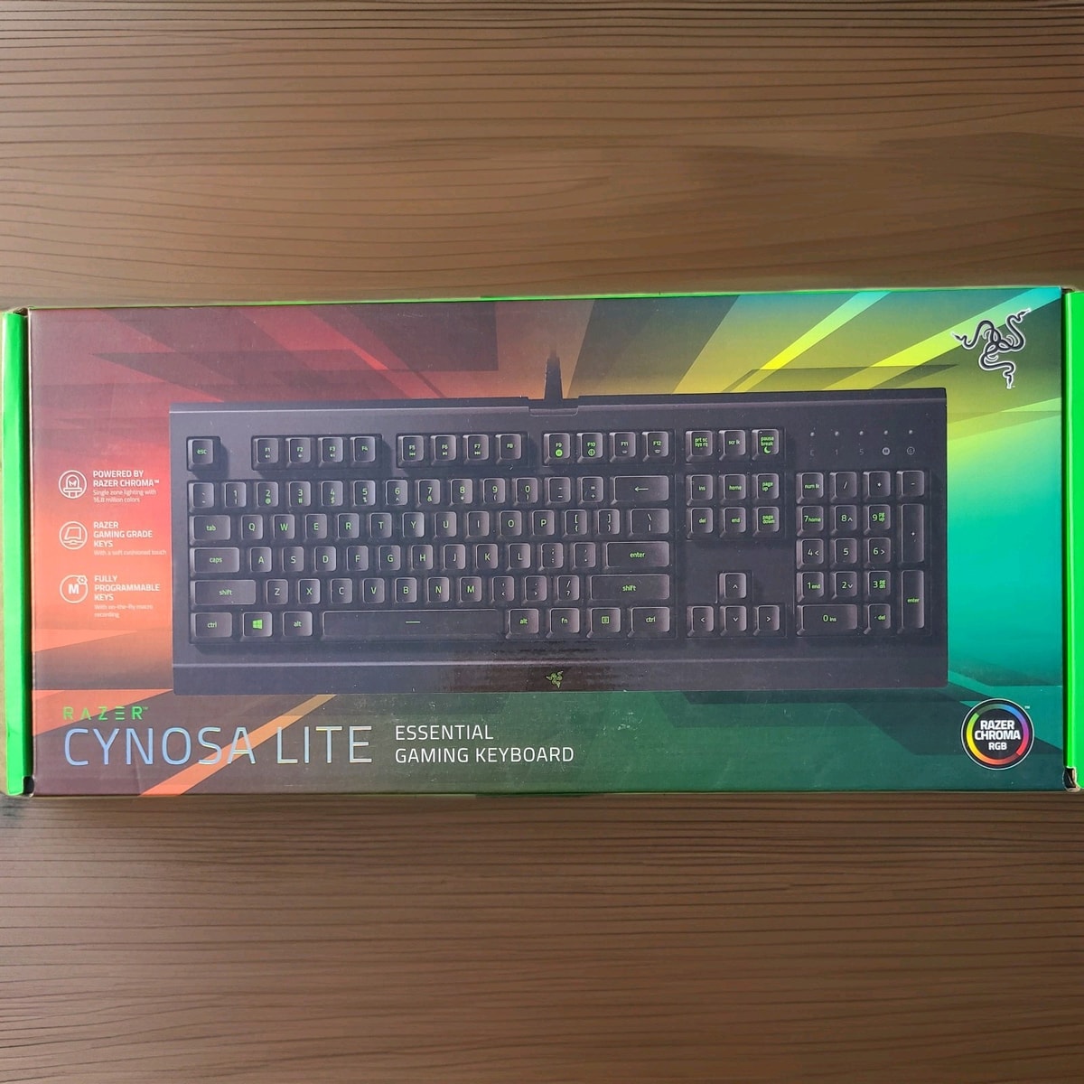 Brand New Razer Cynosa Lite - Essential Gaming Keyboard Black GERMAN Layout