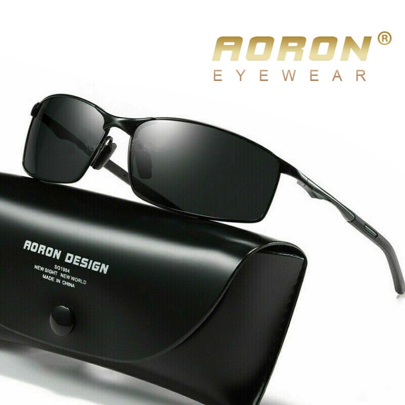 Mens Polarized Polarised Sunglasses UV400 Pilot Sport Glasses Driving Eyewear UK