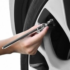 Tyre Pressure Gauge 5-50psi Tester Measurement Tool Garage UK