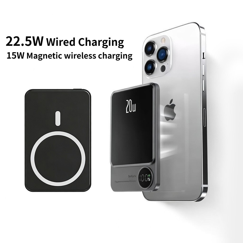 900000mAh Power Bank Magnetic Battery Pack Wireless Charger for iPhone 15/14/13`