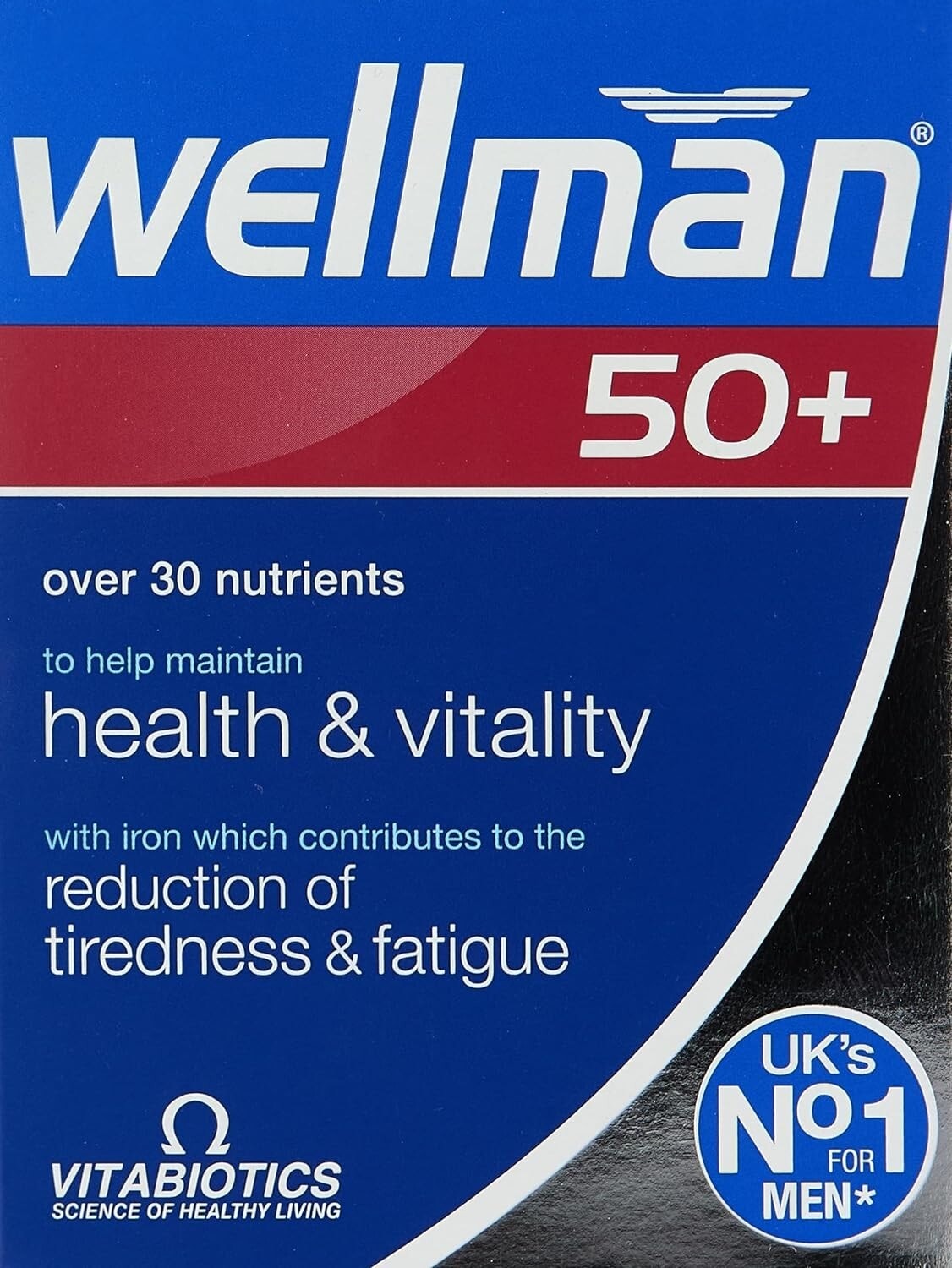 Vitabiotics - Wellman 50+ Plus Advanced Vitamin & Mineral Supplement 30 Tablets