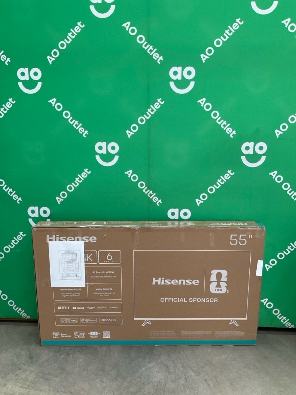 Hisense A6Q 55" 4K Ultra HD Smart Freely TV [2025] - 55A6QTUK #LF129943