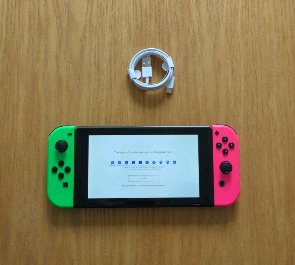 IMPROVED BATTERY Nintendo Switch Console 32GB Neon Pink & Green joycons