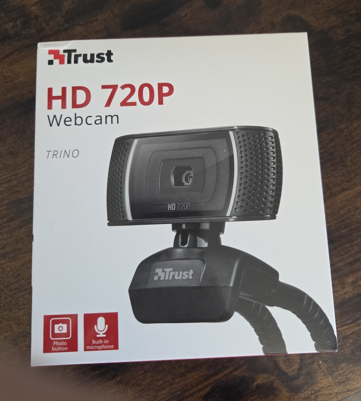 Trust Trino HD Webcam with Microphone 1280x720 30 FPS Universal Stand New
