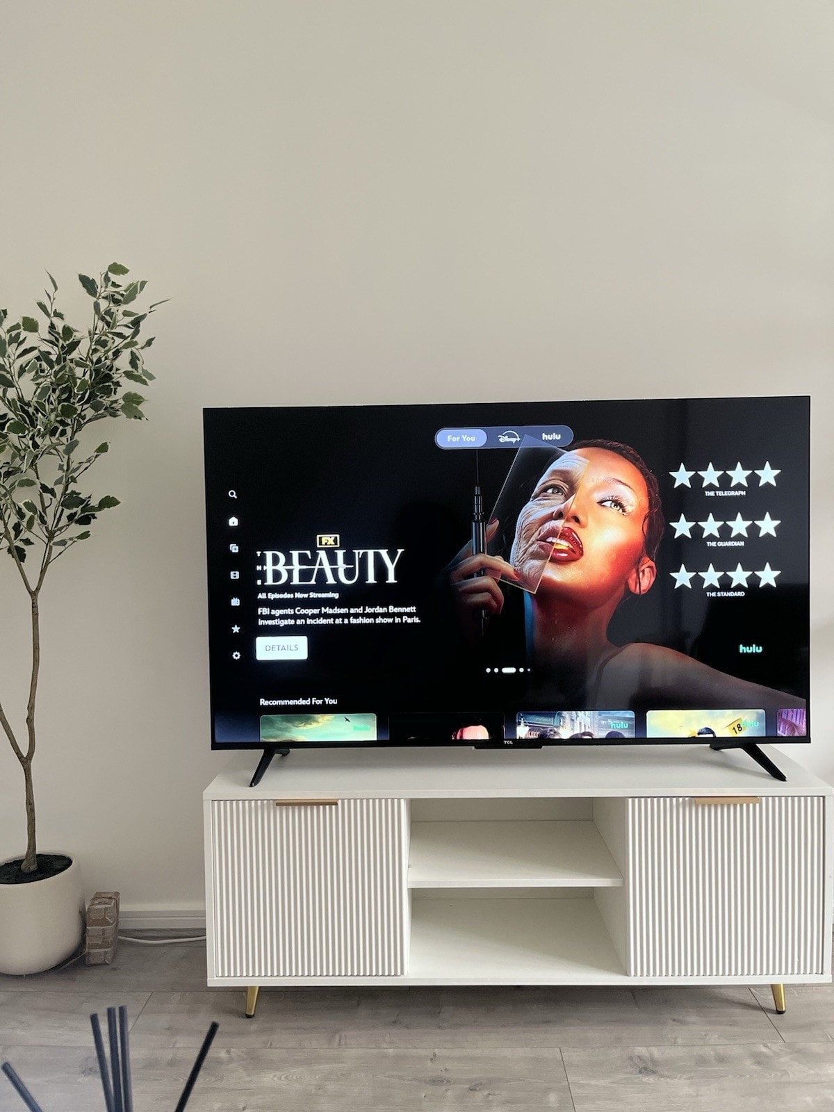 TCL 55" Inch 4K LED Smart TV Ultra HD HDR 55V6C UK