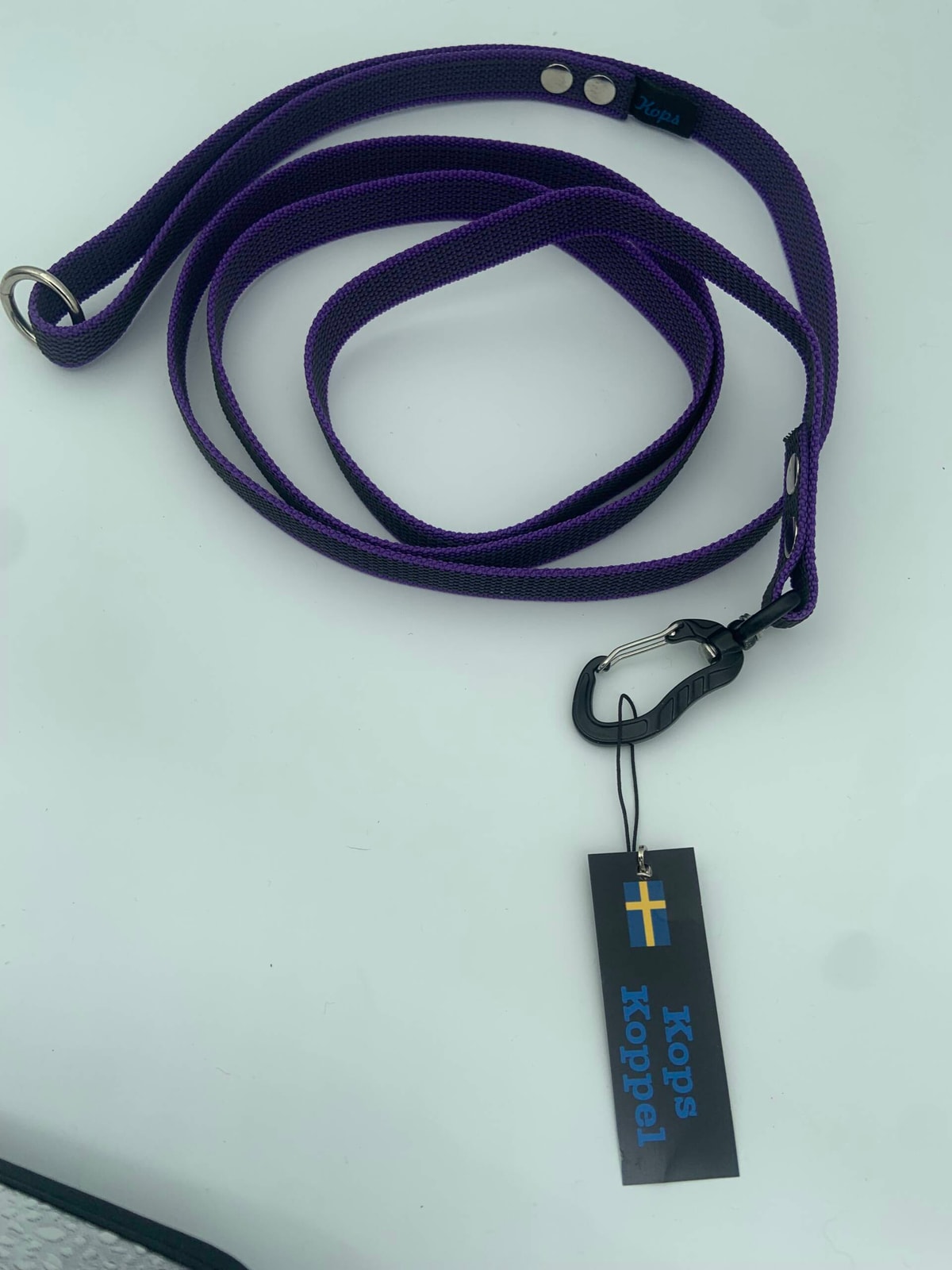 Supergrip Hundkoppel Aluminiumhake 2meter - Kampanj