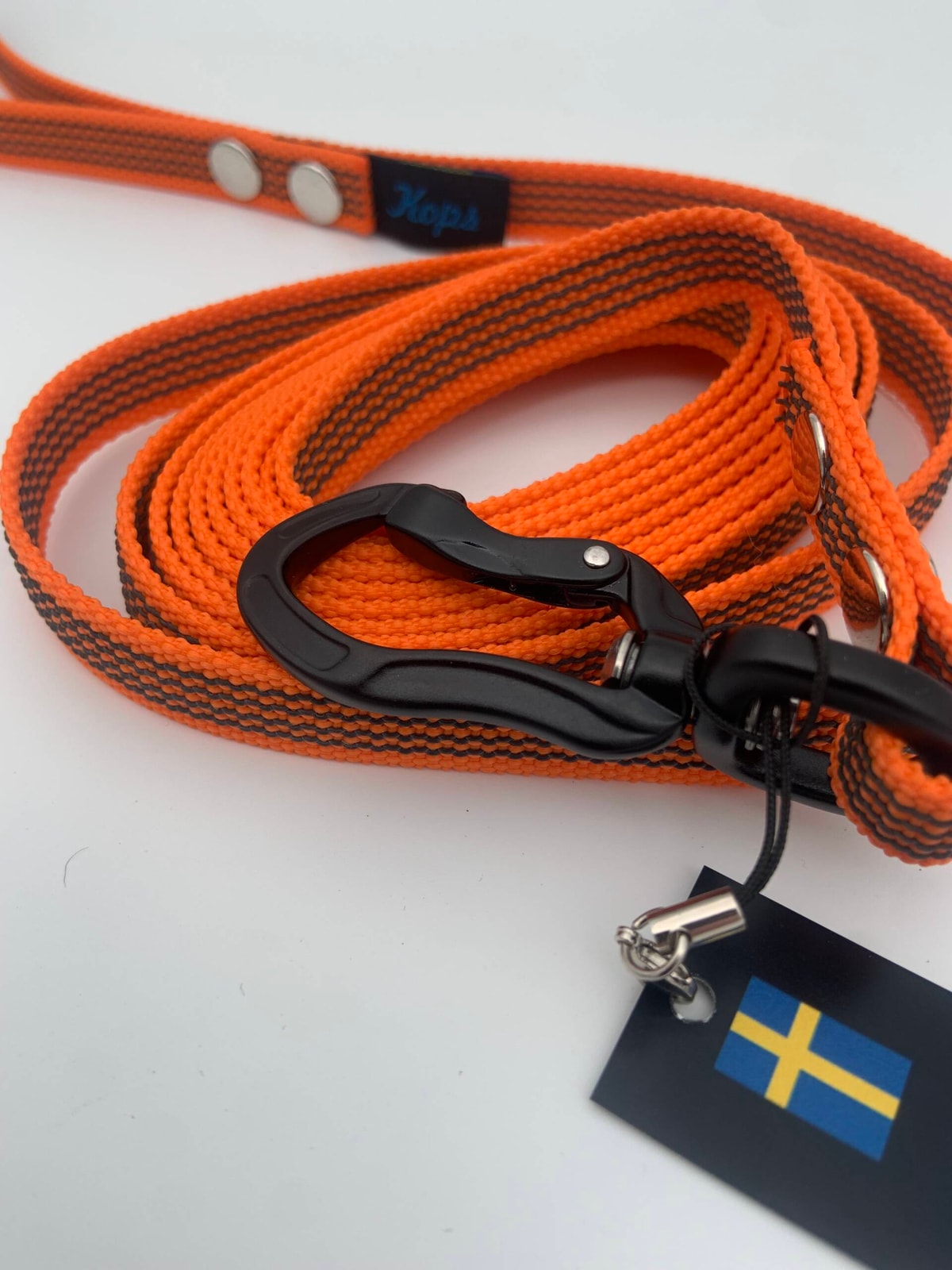 Supergrip Hundkoppel Orange 15mm - Kampanj