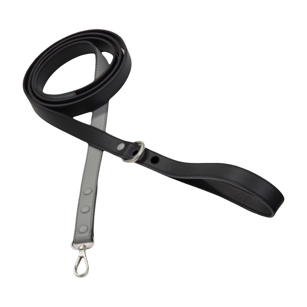 Pawness | Exklusivt Hundkoppel i Veganläder, Grå