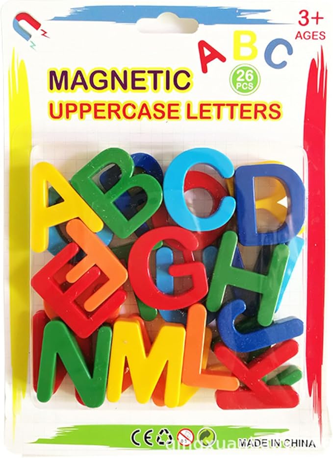 Magnetiska bokstäver, klassrum magnetiskt alfabet bokstäver kit preschool learning – magnet engelska bokstäver för, skola