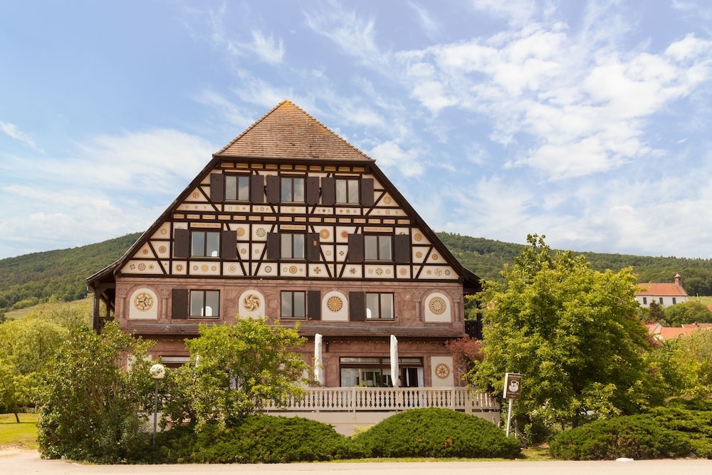 Sélestat - Hôtel Restaurant Verger des Châteaux, Route des vins Haut-Koenigsbourg
