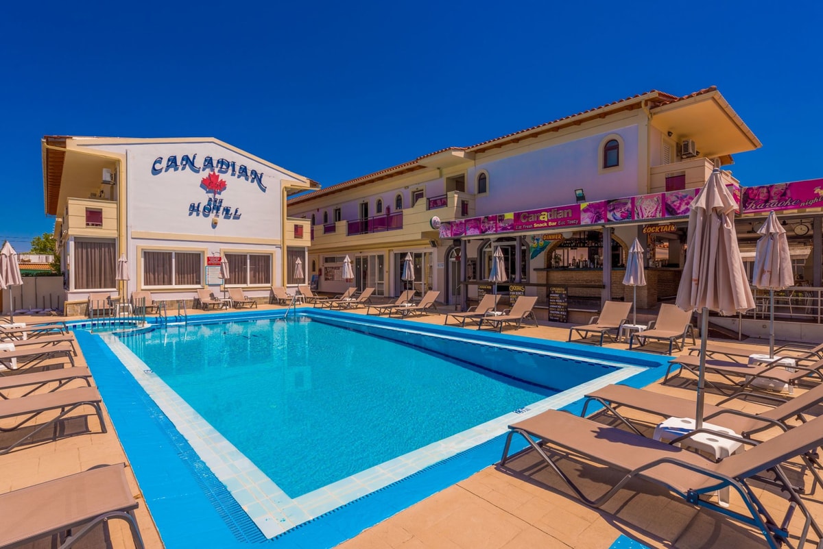 Stockholm - Ön Zante, Grekland - Canadian Hotel
