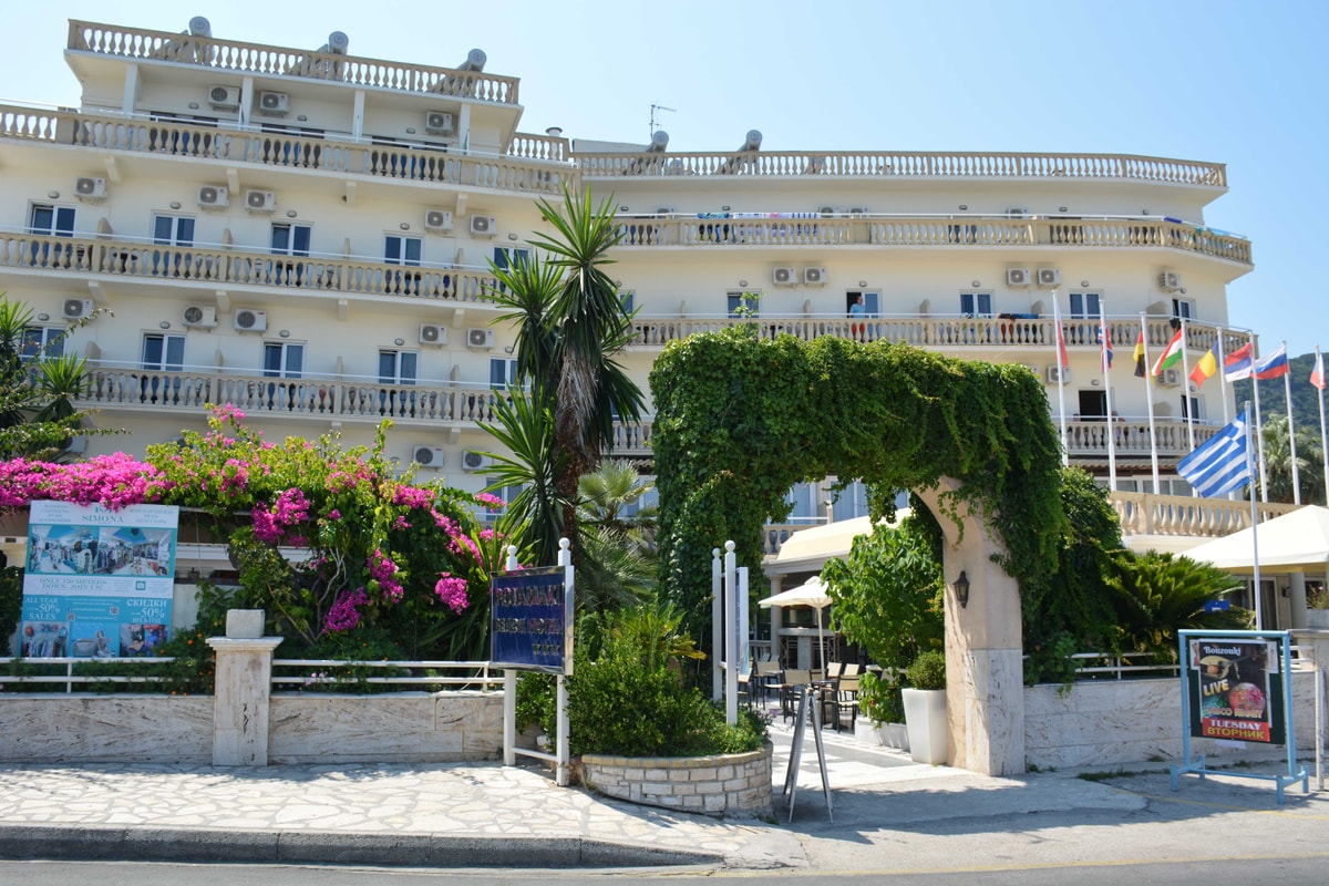 Korfu stad - Potamaki Beach Hotel