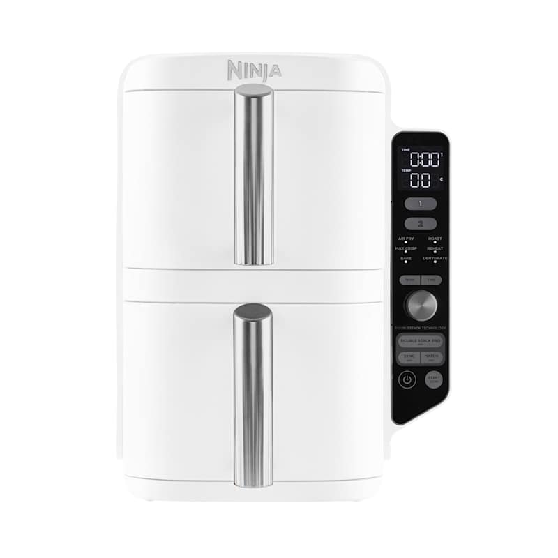 Ninja Double Stack XL airfryer med 2 lådor 9 5 liter – Vit SL400EUWH